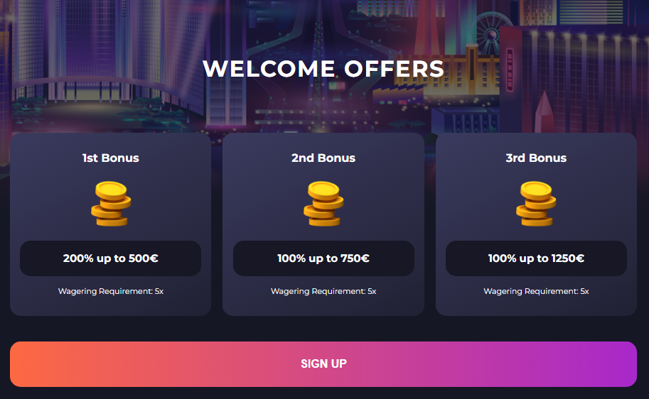 Gxmble Casino welcome offers